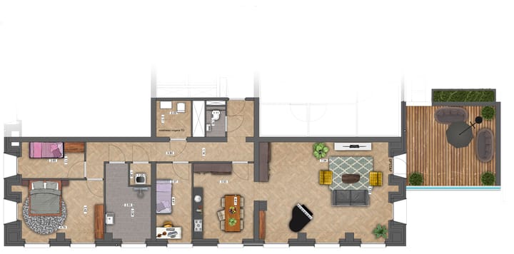 Foto 8 van Appartement XL1 (Bouwnr. 3)