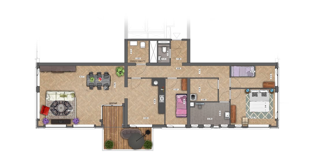 Foto 8 van Appartement XL2 (Bouwnr. 93)