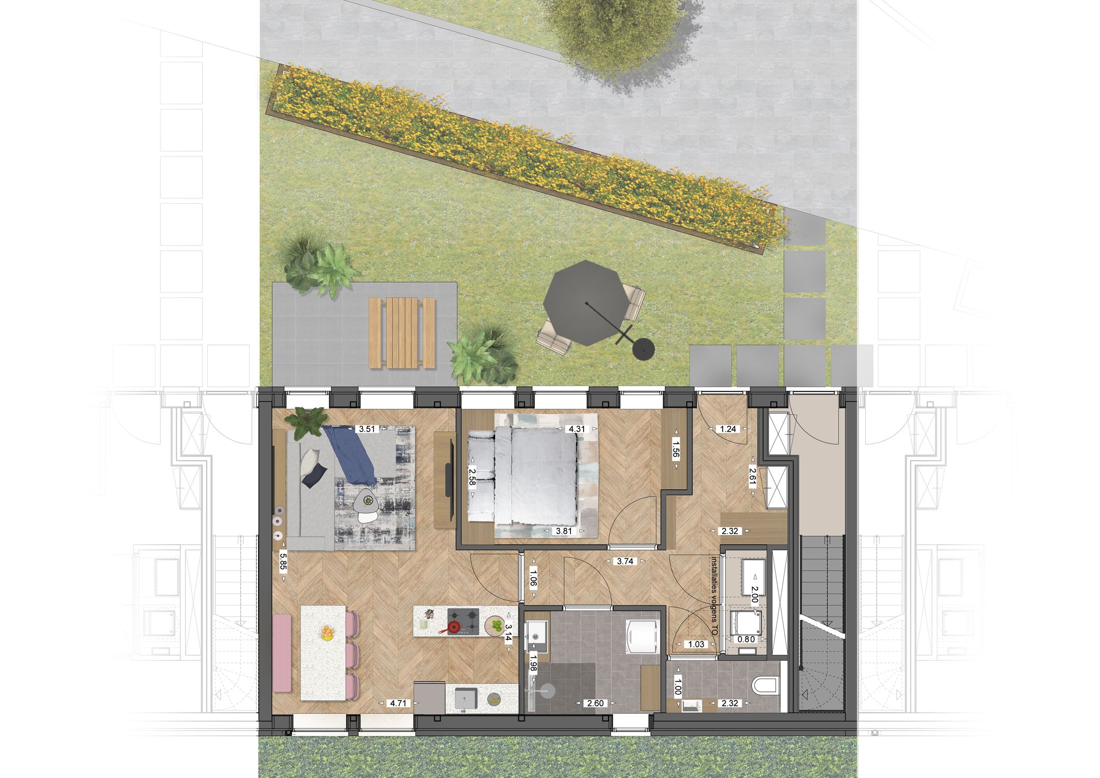 Foto 3 van Stadswoning Laag (Bouwnr. 96)