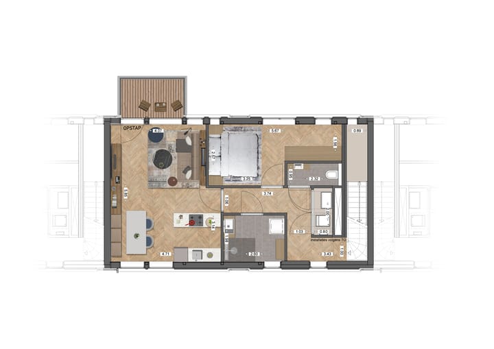 Photo 4 of Stadswoning Hoog (Bouwnr. 104)