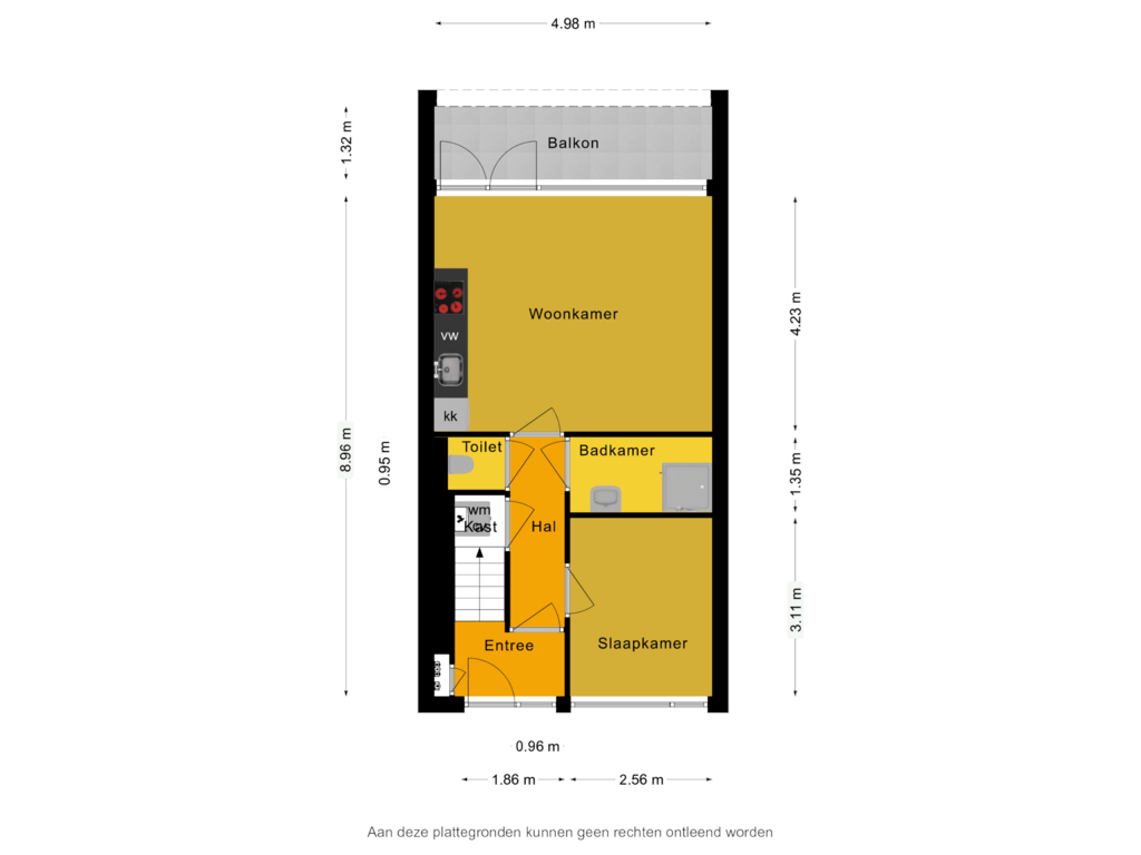 View floorplan of Appartement of Cassandraplein 5-13