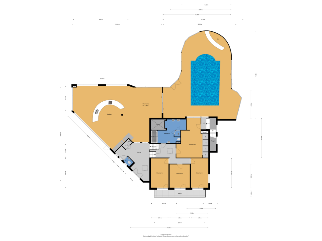 Bekijk plattegrond van Begane grond + 1e verdieping van Autoweg 2