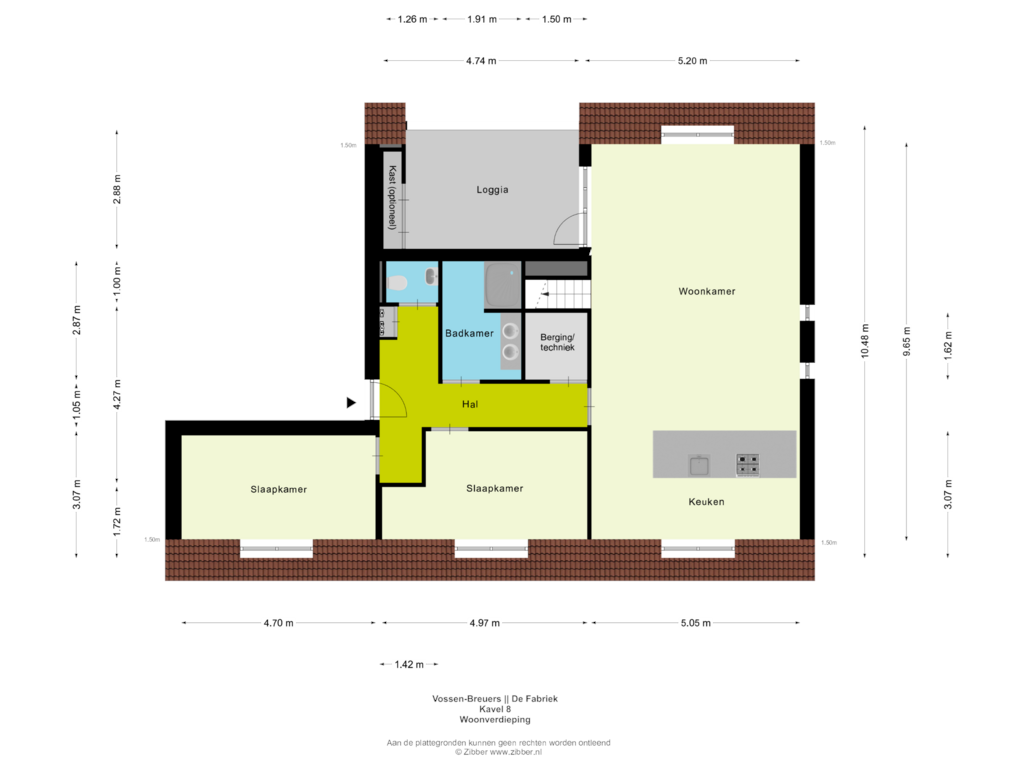 Bekijk plattegrond van Appartement van Roermondseweg (Bouwnr. 8)