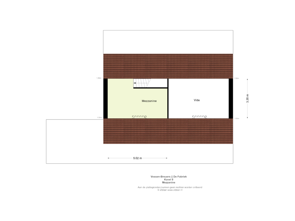 Bekijk plattegrond van Mezzanine van Roermondseweg (Bouwnr. 8)