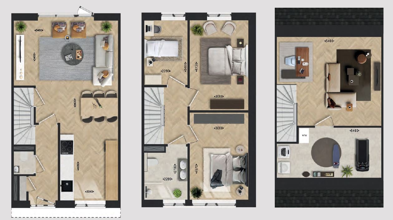 Bekijk foto 5 van Rijwoning C1 (Bouwnr. 166)
