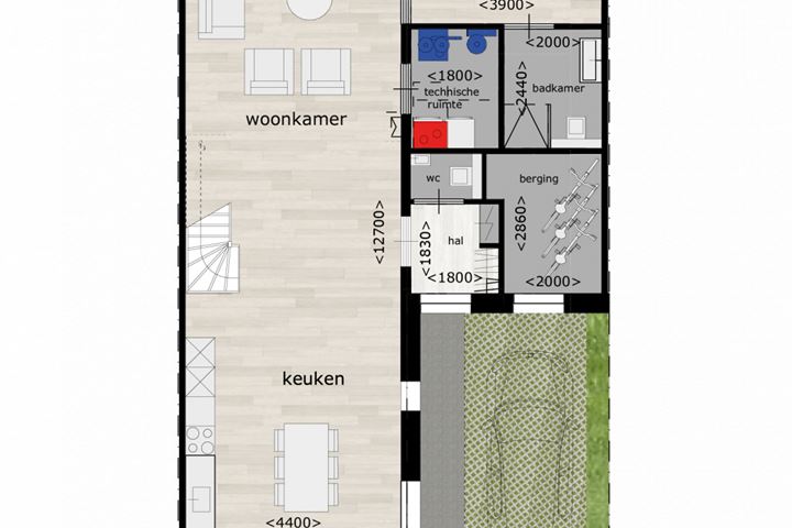 View photo 7 of Frisiusschans - type A, hoekwoning (Bouwnr. 73)