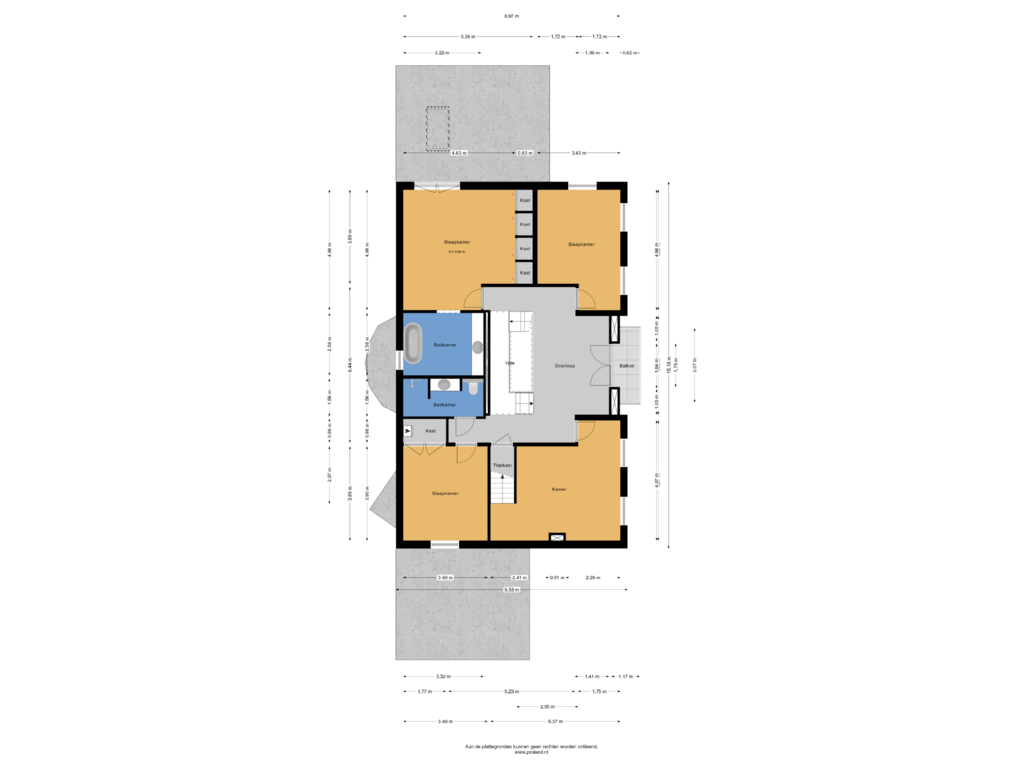 Bekijk plattegrond van 1e Verdieping van Stationsweg 10-B