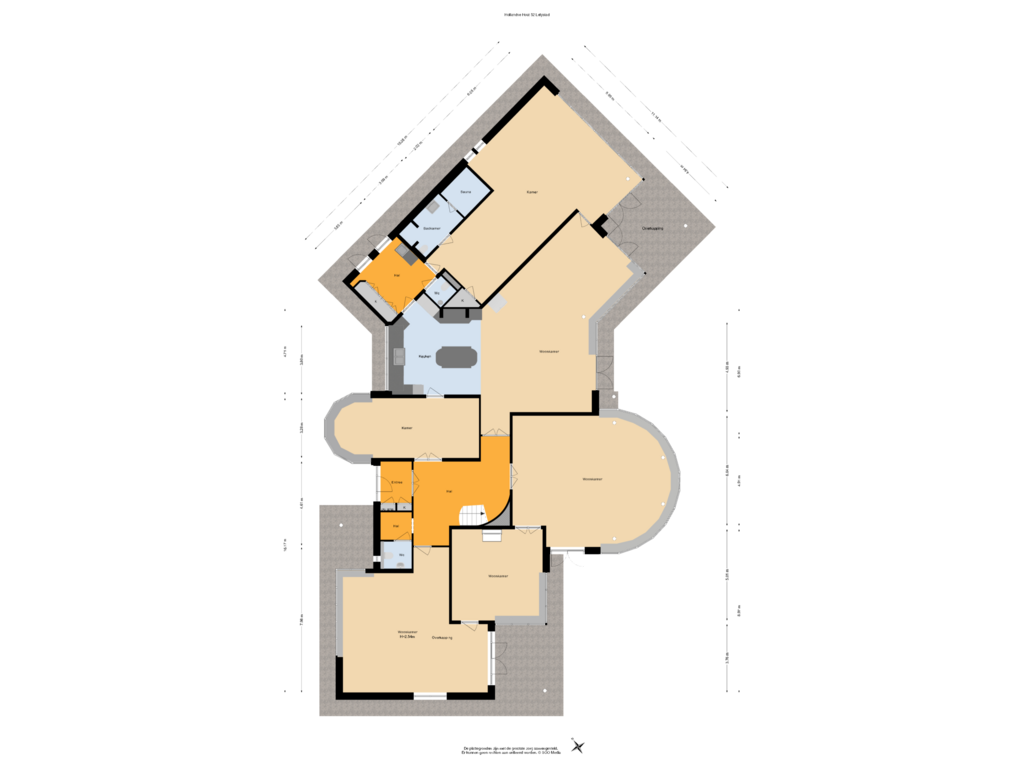 Bekijk plattegrond van Begane Grond van Hollandse Hout 52