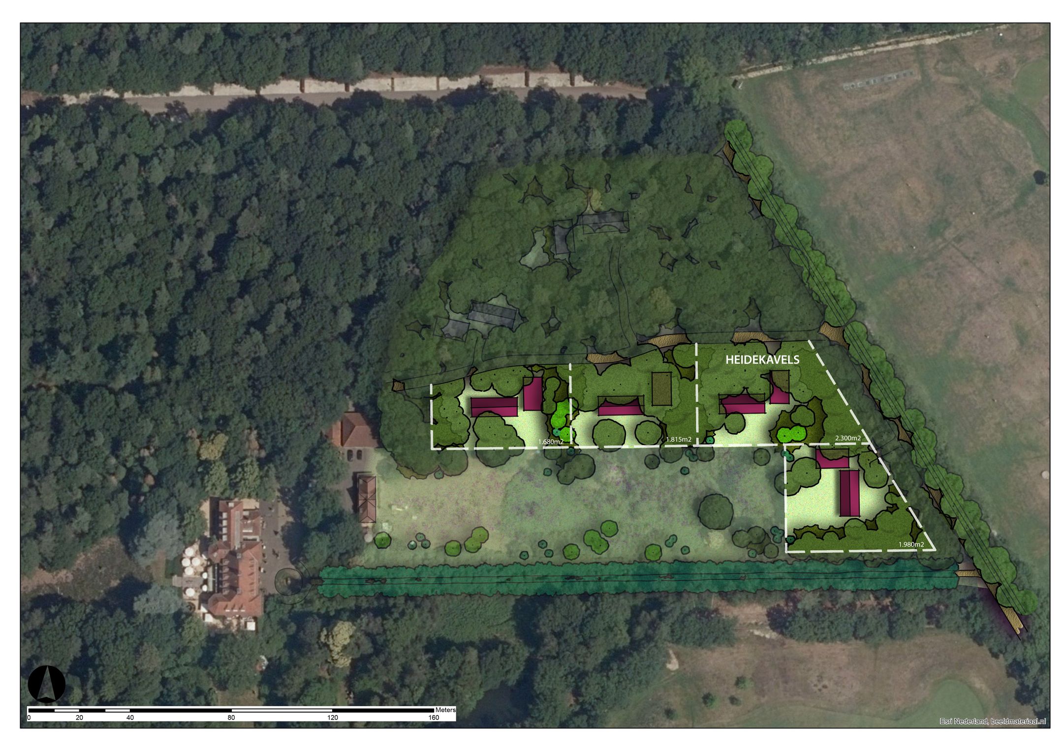 Parc de Utrecht heidekavel, Esbeek, 5085NC, Noord-Brabant, Nederland