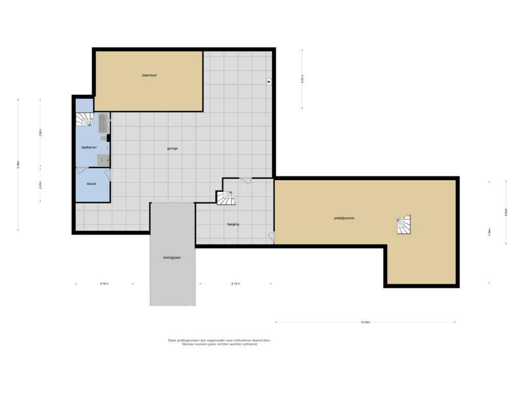 Bekijk plattegrond van  kelder van Visven 53