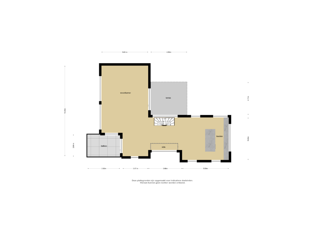 Bekijk plattegrond van 1e verdieping van Visven 53