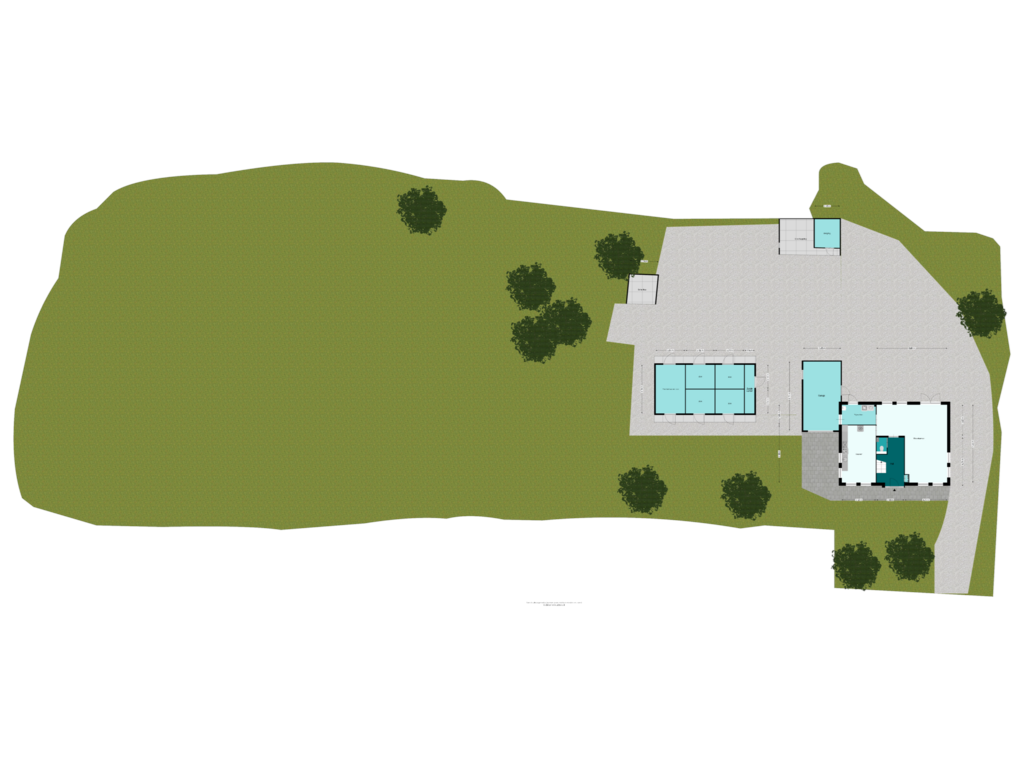 View floorplan of Begane grond tuin of De Haal 100