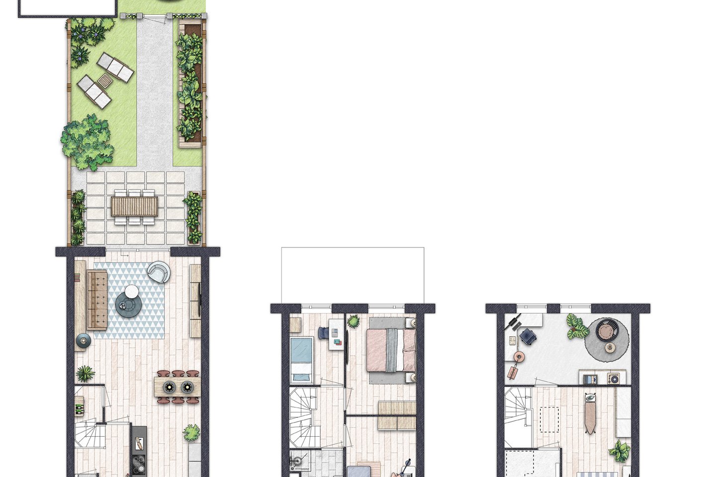 View photo 5 of Tussenwoning ZW (Bouwnr. 75)