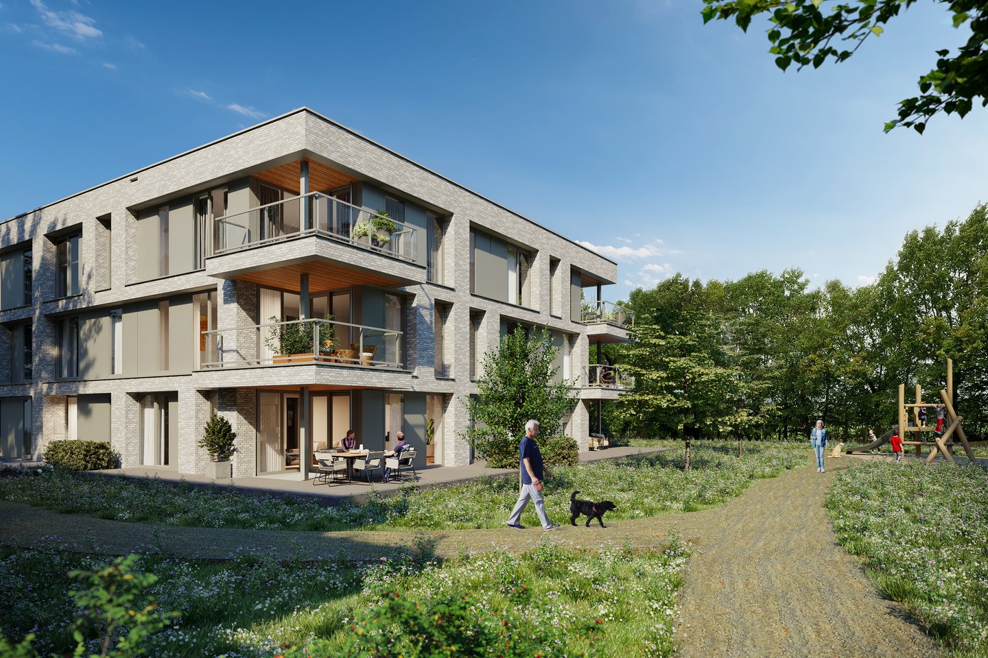 Bekijk foto 1 van Groenkazerne Ulvenhout (Bouwnr. 3.6)