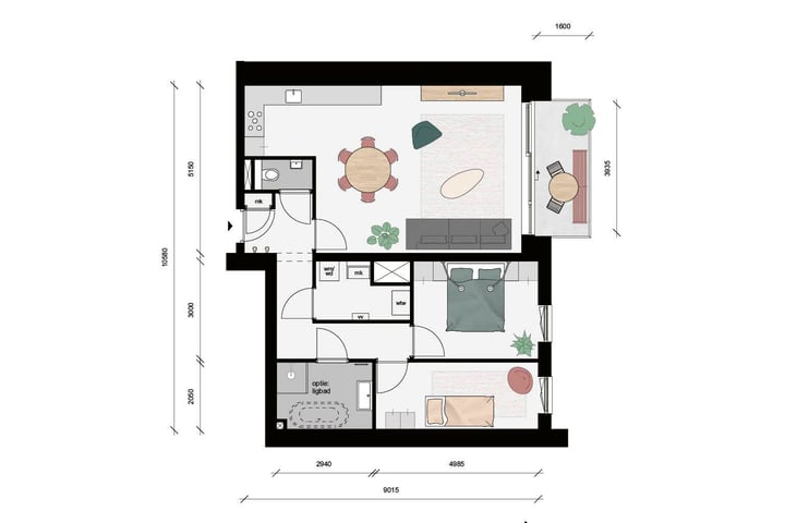 Bekijk foto 12 van De Nieuwe Defensie | Appartement L (Bouwnr. 309)