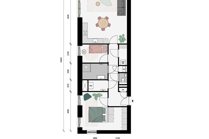 Bekijk foto 12 van De Nieuwe Defensie | Appartement L (Bouwnr. 302)