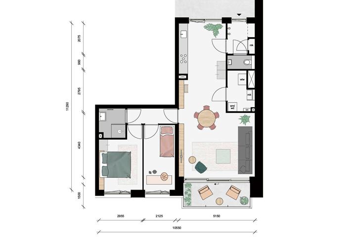 Bekijk foto 12 van De Nieuwe Defensie | Appartement L (Bouwnr. 364)