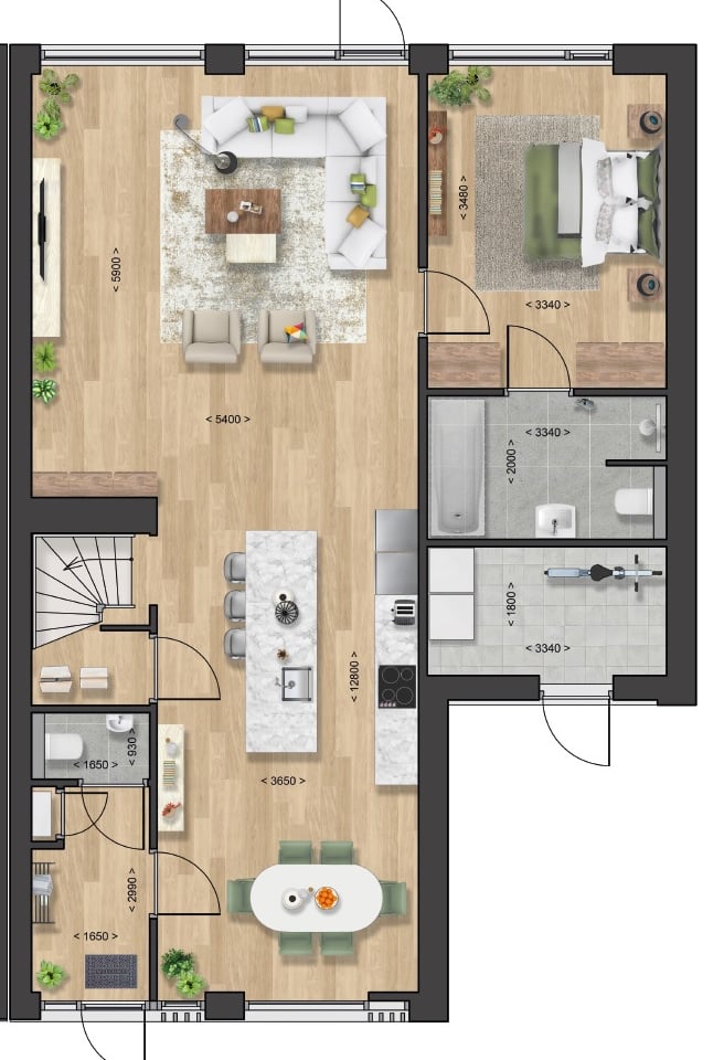 View photo 2 of Laanvilla 6 / 2-in-1 villa levensloop bnr.  (Bouwnr. 27)