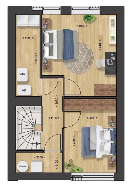 View photo 3 of  Laanvilla 4 / 2-in-1 villa bnr. 13