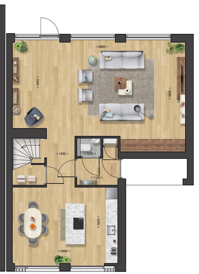 View photo 2 of  Laanvilla 4 / 2-in-1 villa bnr. 13