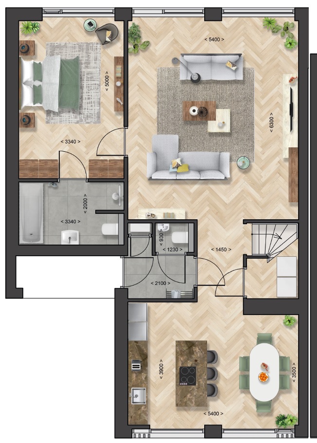 View photo 2 of Laanvilla 4 / 2-in-1 villa levensloop bnr.  (Bouwnr. 12)