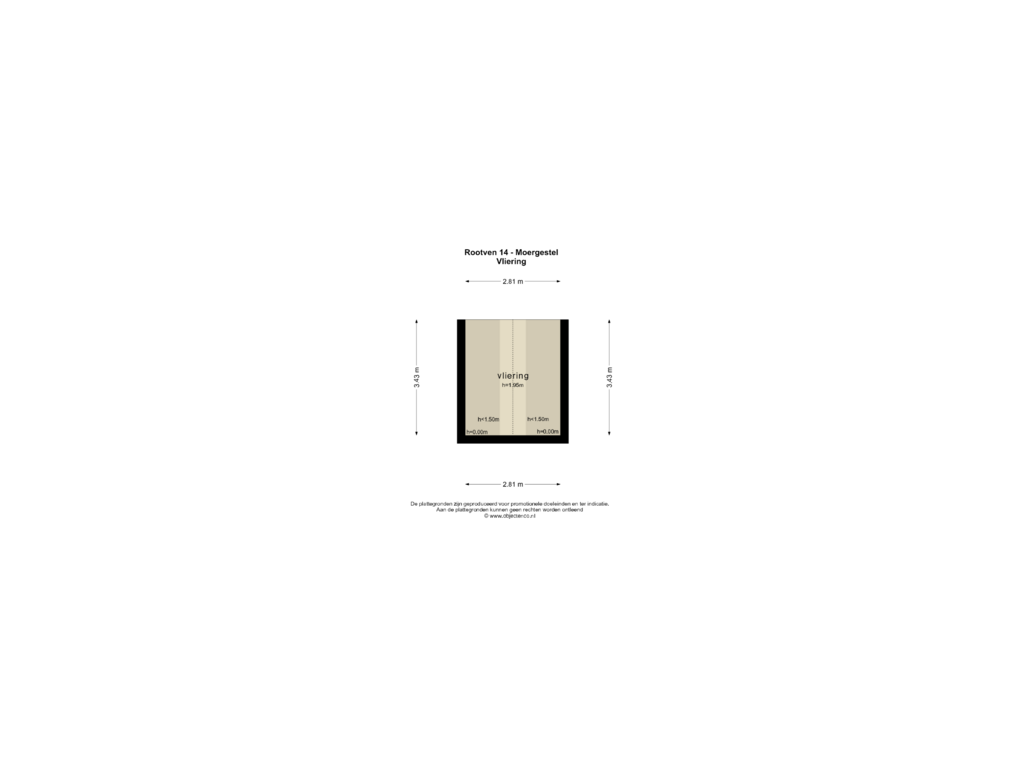 Bekijk plattegrond van VLIERING I van Rootven 14