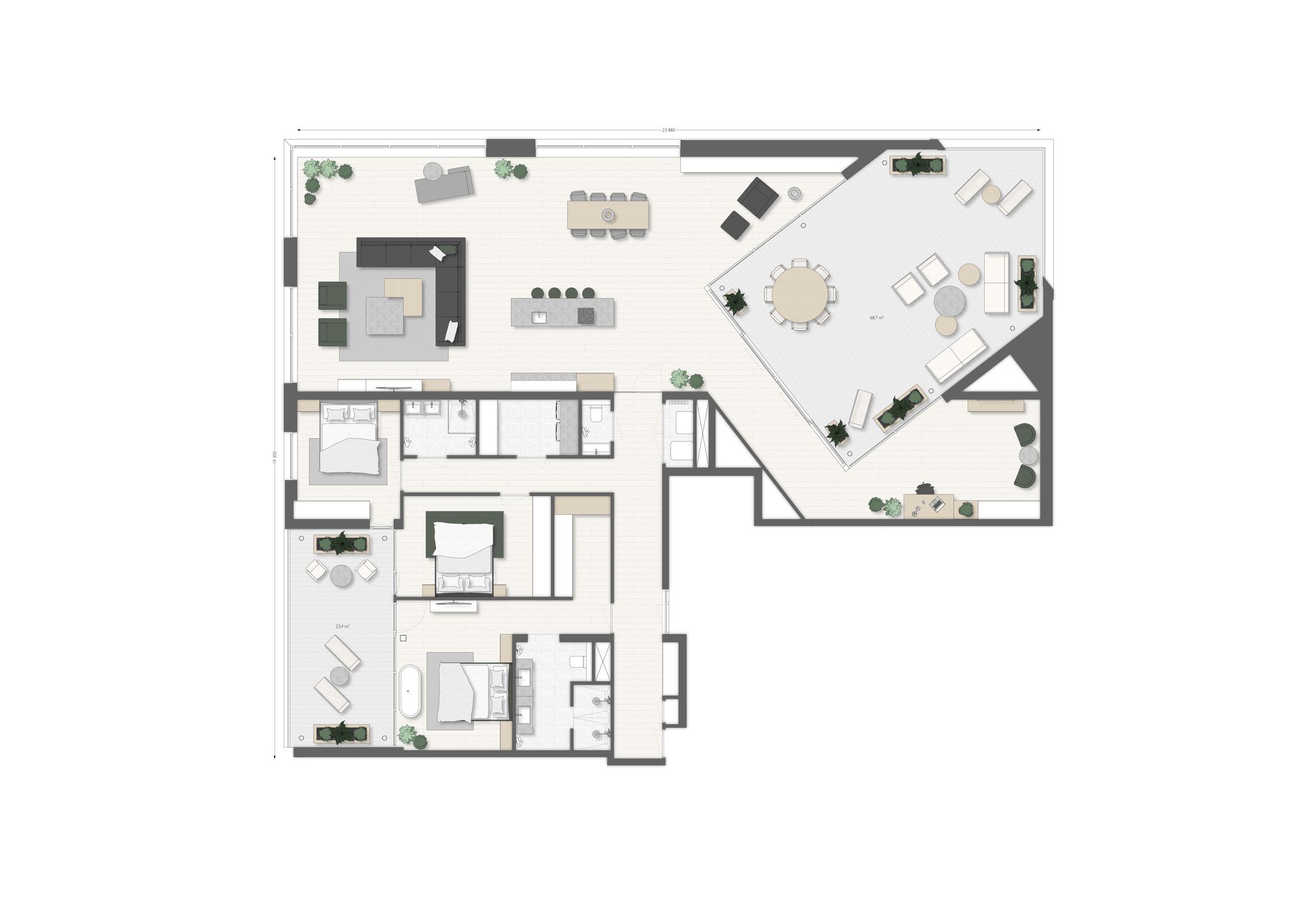 Photo 15 of Zunne Penthouse (Bouwnr. 74)