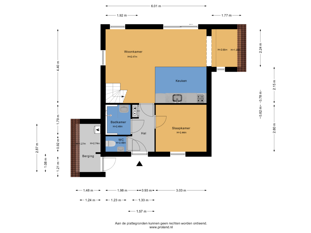 View floorplan of Begane Grond of De Rug 3-149