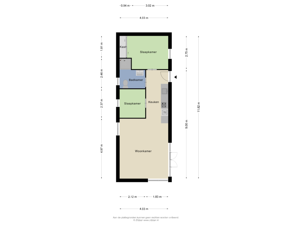 Bekijk plattegrond van Begane grond van Randmeerweg 8-512