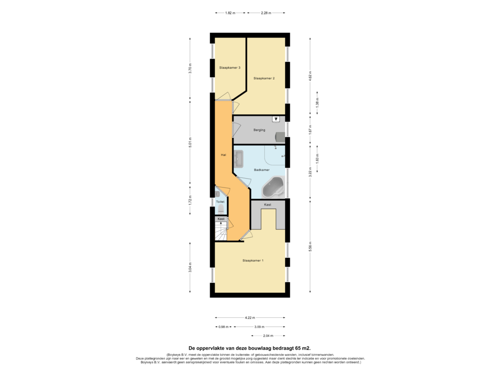 Bekijk plattegrond van Souterrain van Stationsweg 47