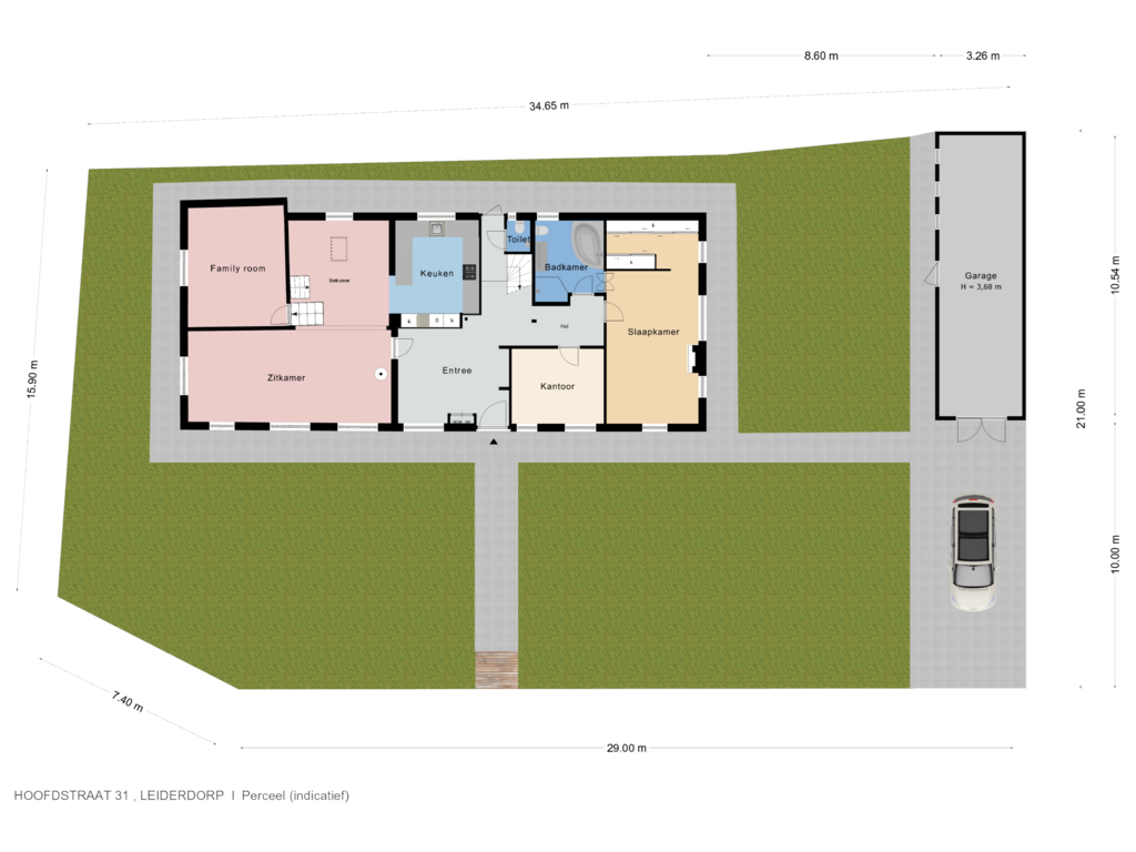 Bekijk plattegrond van Perceel van Hoofdstraat 31