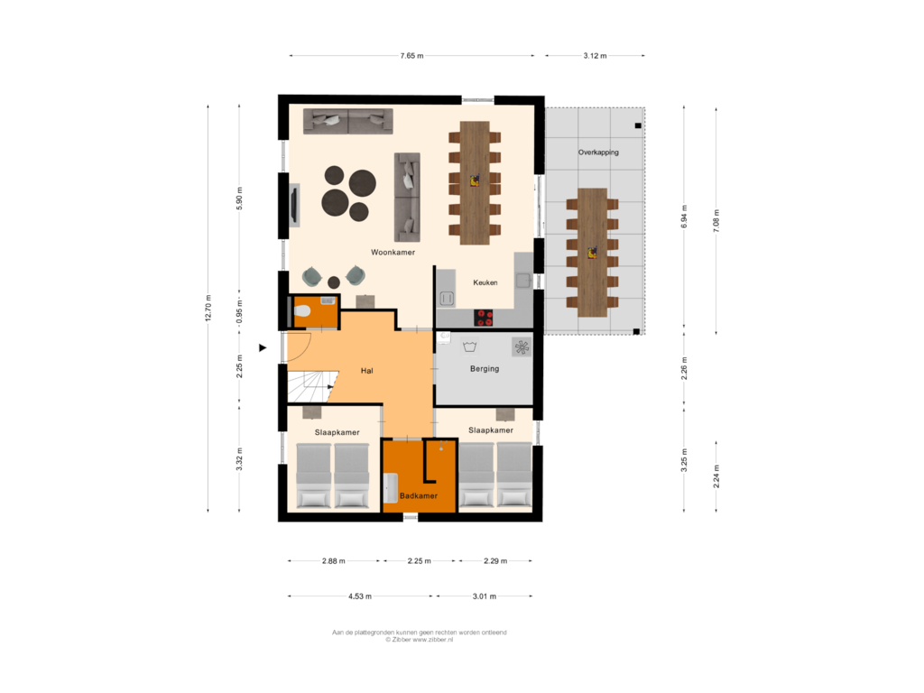 Bekijk plattegrond van Begane Grond van Maasresidence Thorn, villa 9