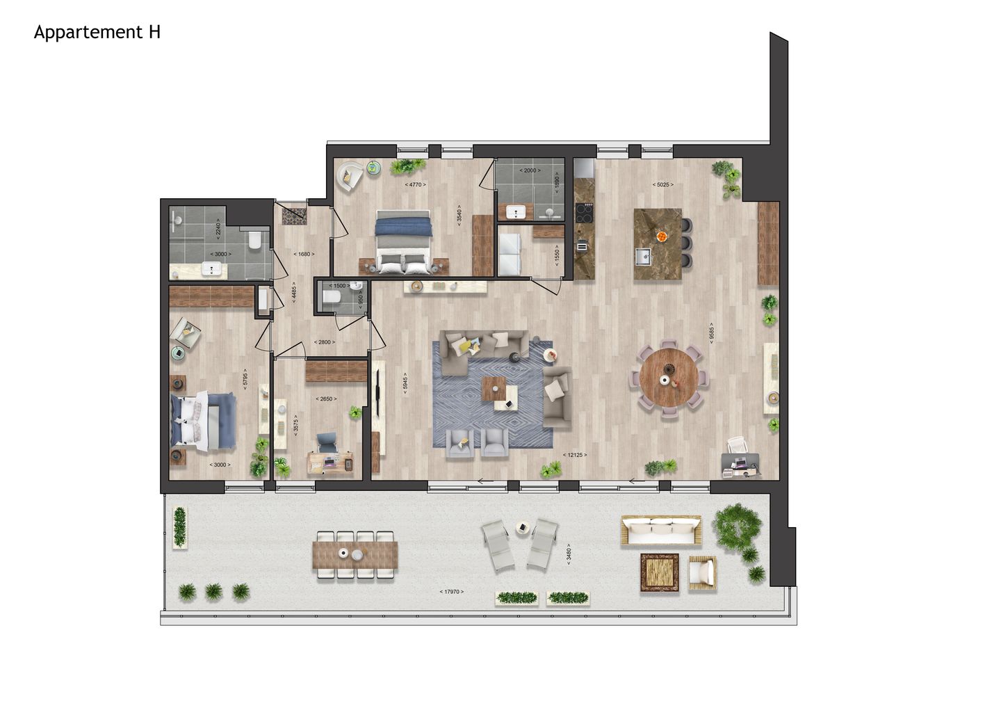 Photo 44 of Fiora: Penthouse H (Bouwnr. 14)