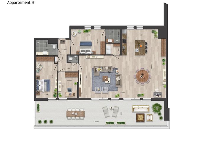 View photo 13 of Fiora: Penthouse H (Bouwnr. 14)