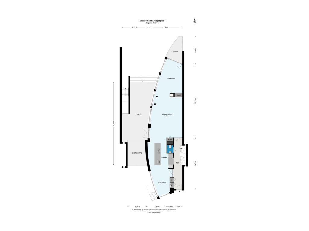 Bekijk plattegrond van Begane Grond van Zoutkeetlaan 5-A