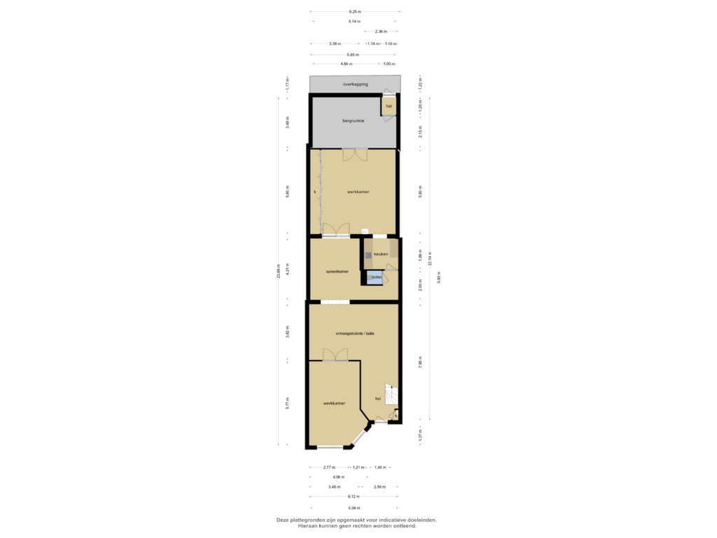 Bekijk plattegrond van Begane grond van Axelsestraat 13