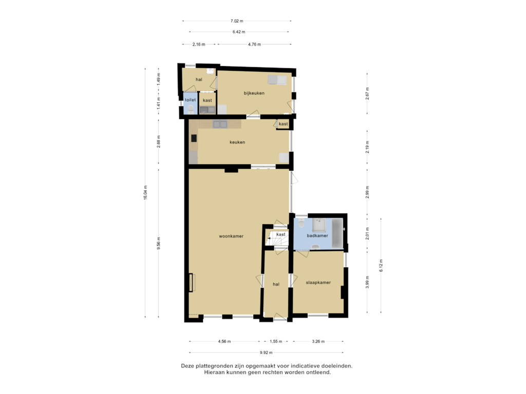 Bekijk plattegrond van Begane grond van Tolstraat 8