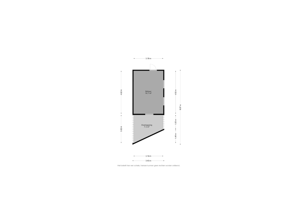 Bekijk plattegrond van Tuinhuisje van Wilmerskamp 4