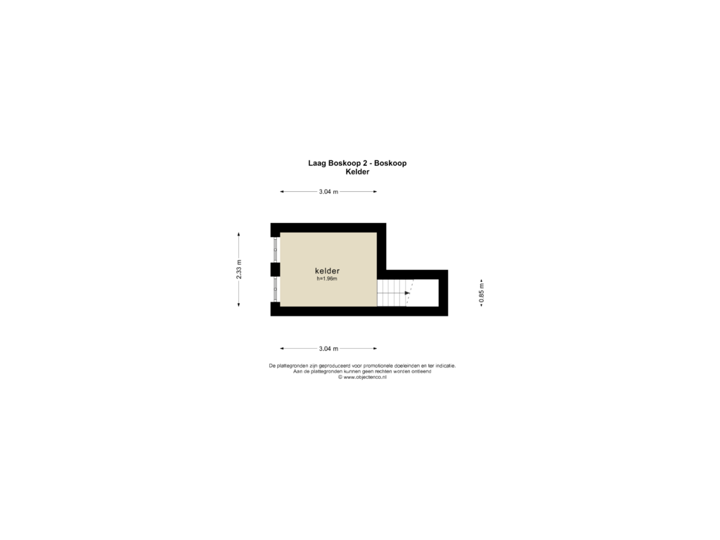 Bekijk plattegrond van KELDER van Laag Boskoop 2