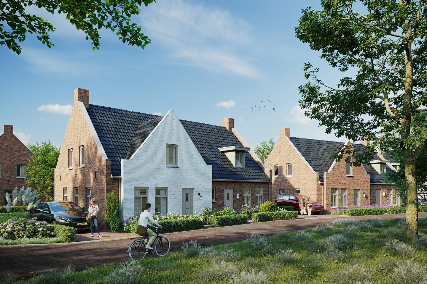 Bekijk foto 1 van Levensloopbestendige 2/1-kapwoning (Bouwnr. 6)