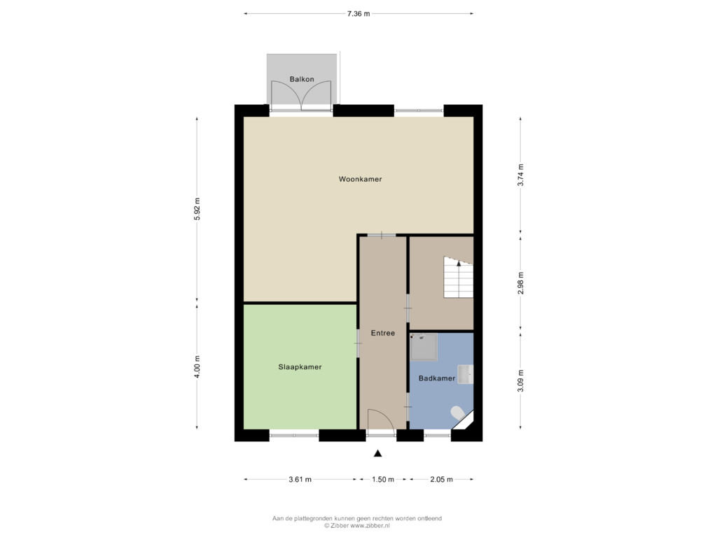 Bekijk plattegrond van Begane grond van Steuermannsweg 1E