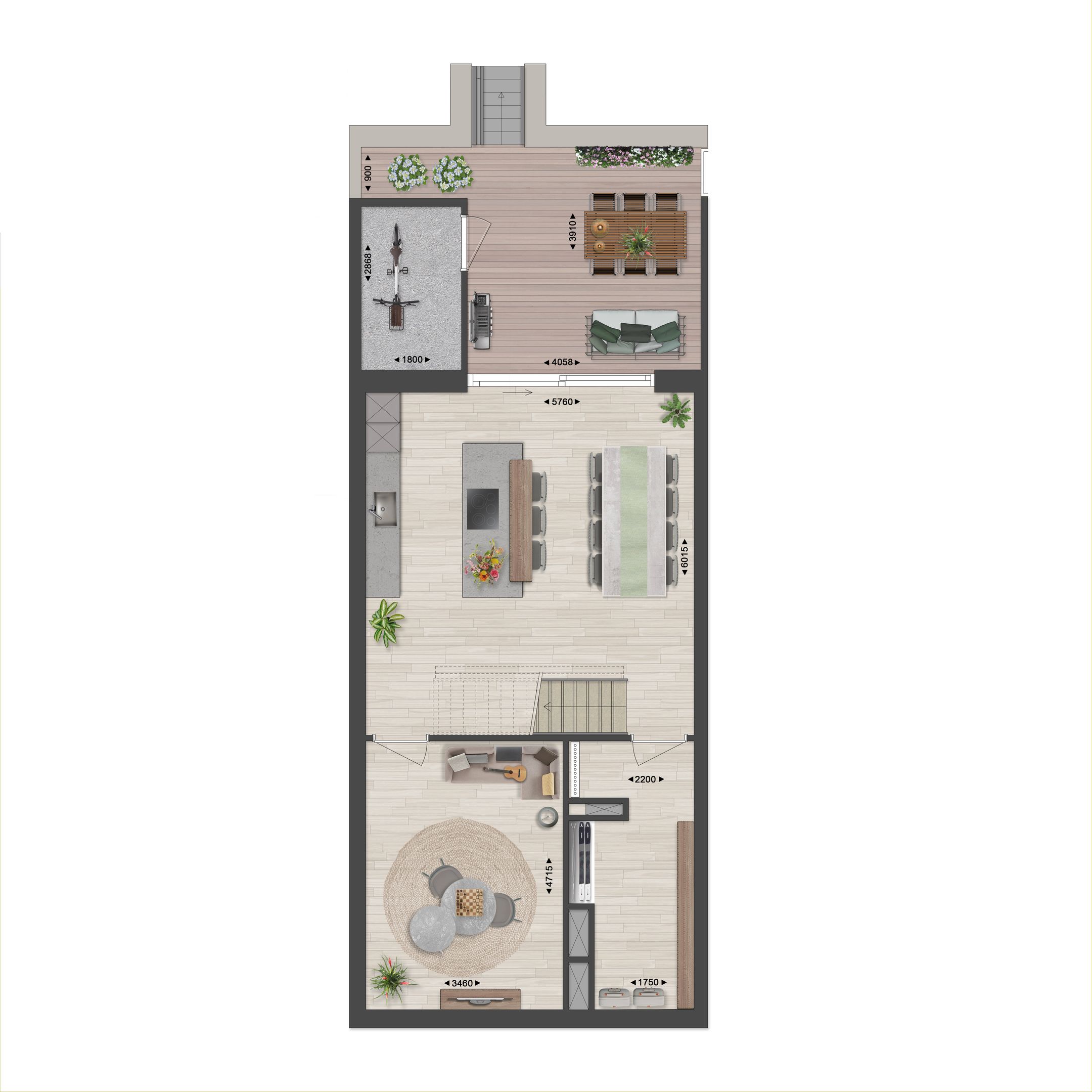 Foto 3 van Kops Kwartier - 2^1-kapwoning Gladiolus F (Bouwnr. 11)
