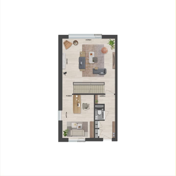 Foto 4 van Kops Kwartier - 2^1-kapwoning Gladiolus F (Bouwnr. 11)