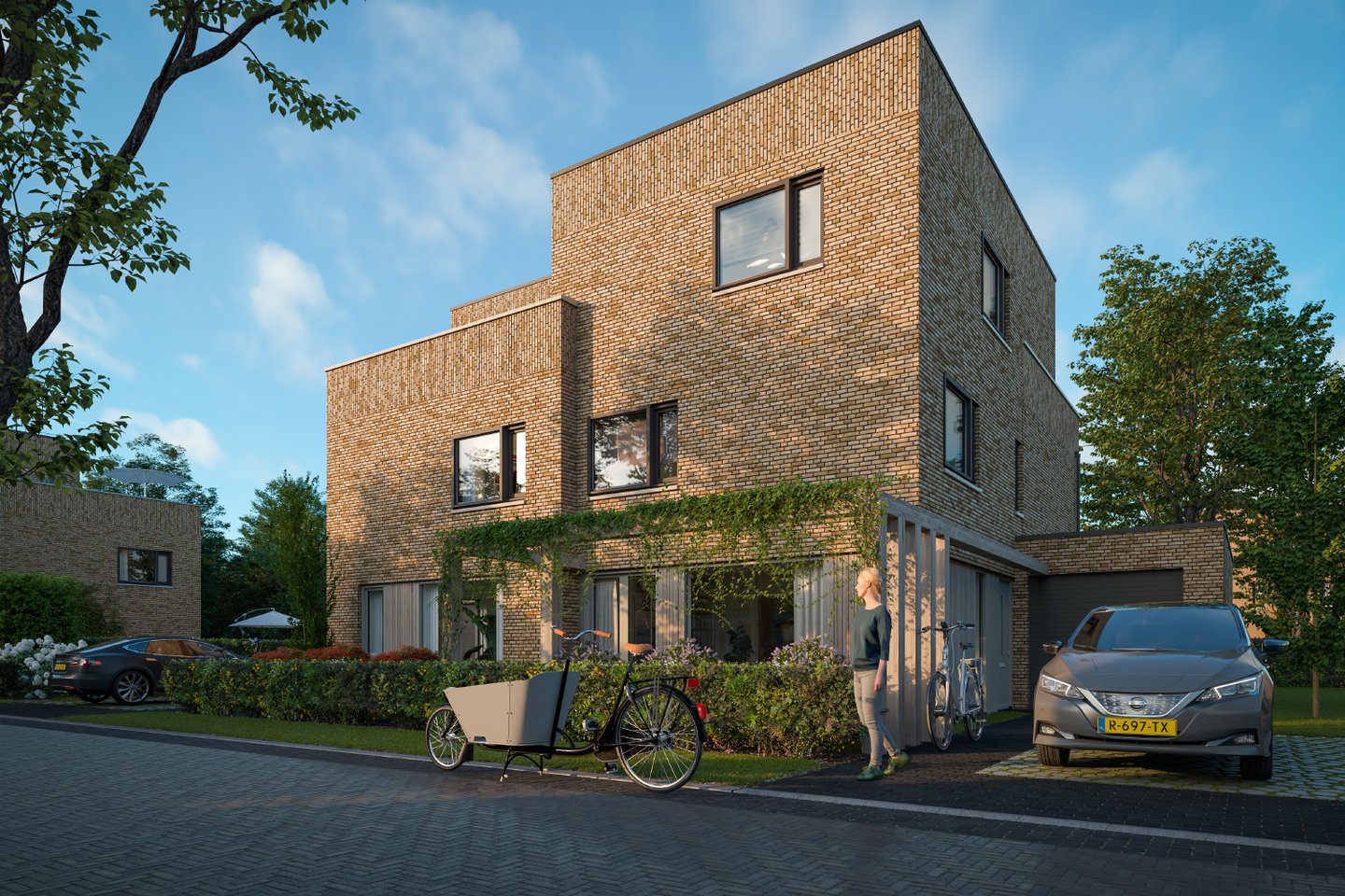 Bekijk foto 1 van Groot half vrijstaand landhuis (Bouwnr. 35)