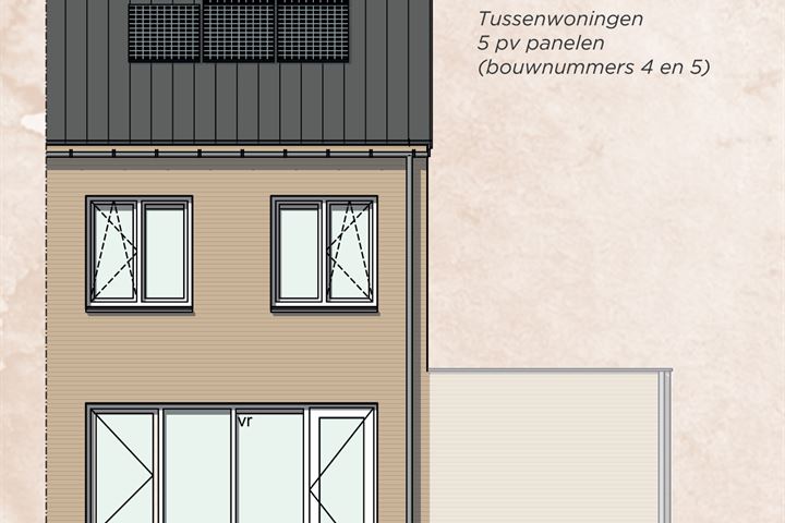 Bekijk foto 6 van Type B; tussenwoningen 3-laags (Bouwnr. 5)