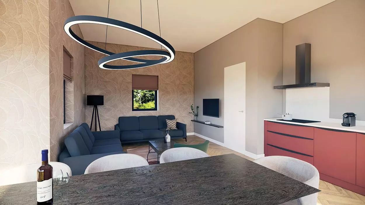 Bekijk foto 3 van 8 persoons recreatiewoning type 8ELW (Bouwnr. 42)