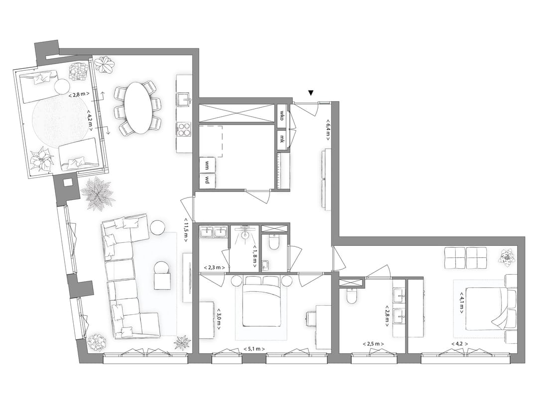 Foto 16 van Indigo | 1.1.2 | Type A | 3-kmrapp (Bouwnr. 2)