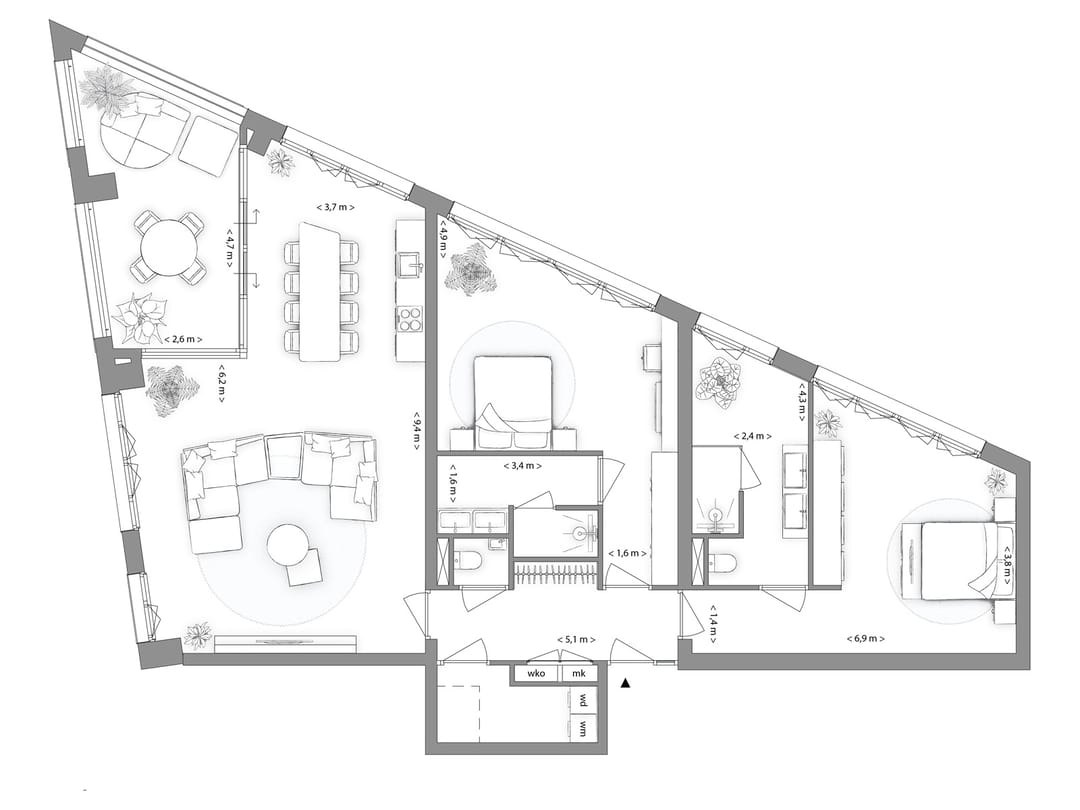 Foto 13 van Indigo | 1.1.3. | Type B | 3-kmrapp (Bouwnr. 3)