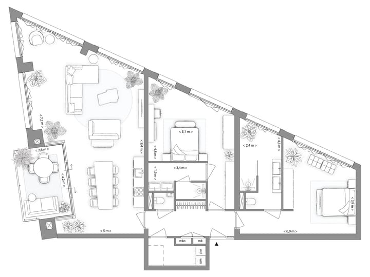 Photo 13 of Indigo | 1.2.3. | Type C | 3-kmrapp (Bouwnr. 6)