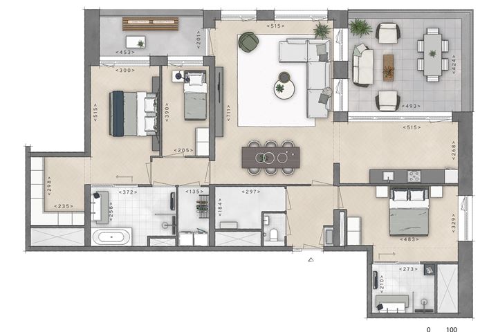 View photo 3 of Penthouse (Bouwnr. 447I)